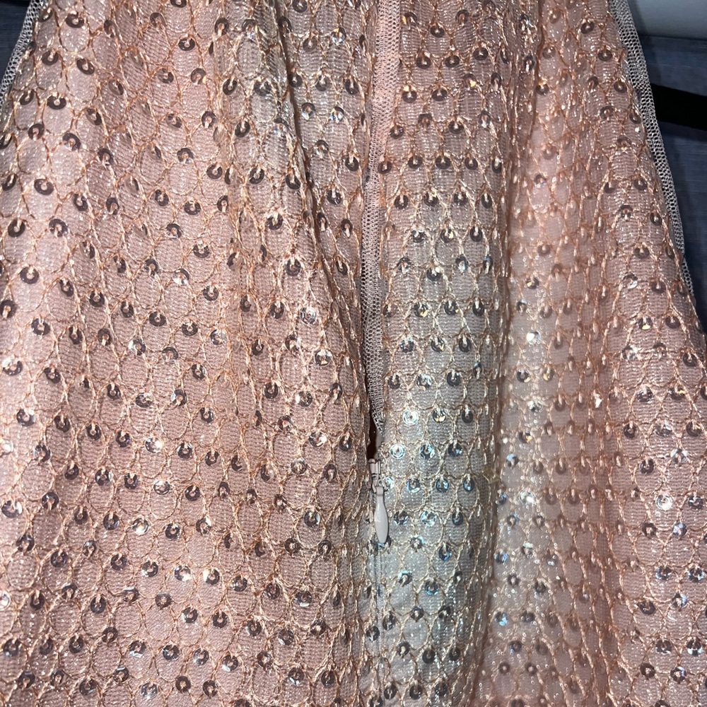 Aidan Mattox Pink Halter Midi Cocktail Dress - Picture 3 of 9